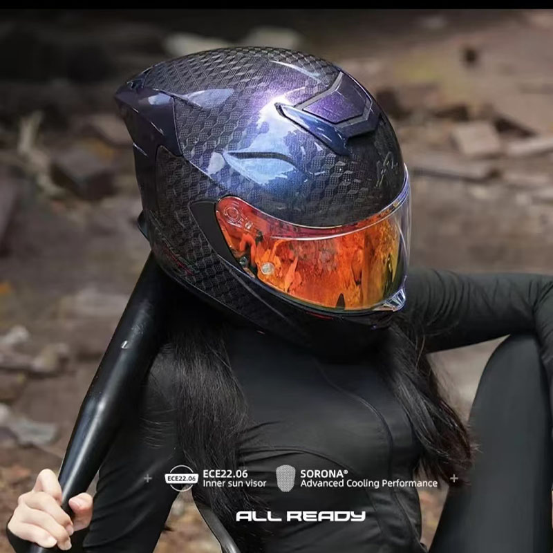 AR 12K Carbon Fiber Motorcycle - Carbon Fiber Lightweight Motorcycle Helmet review and price
