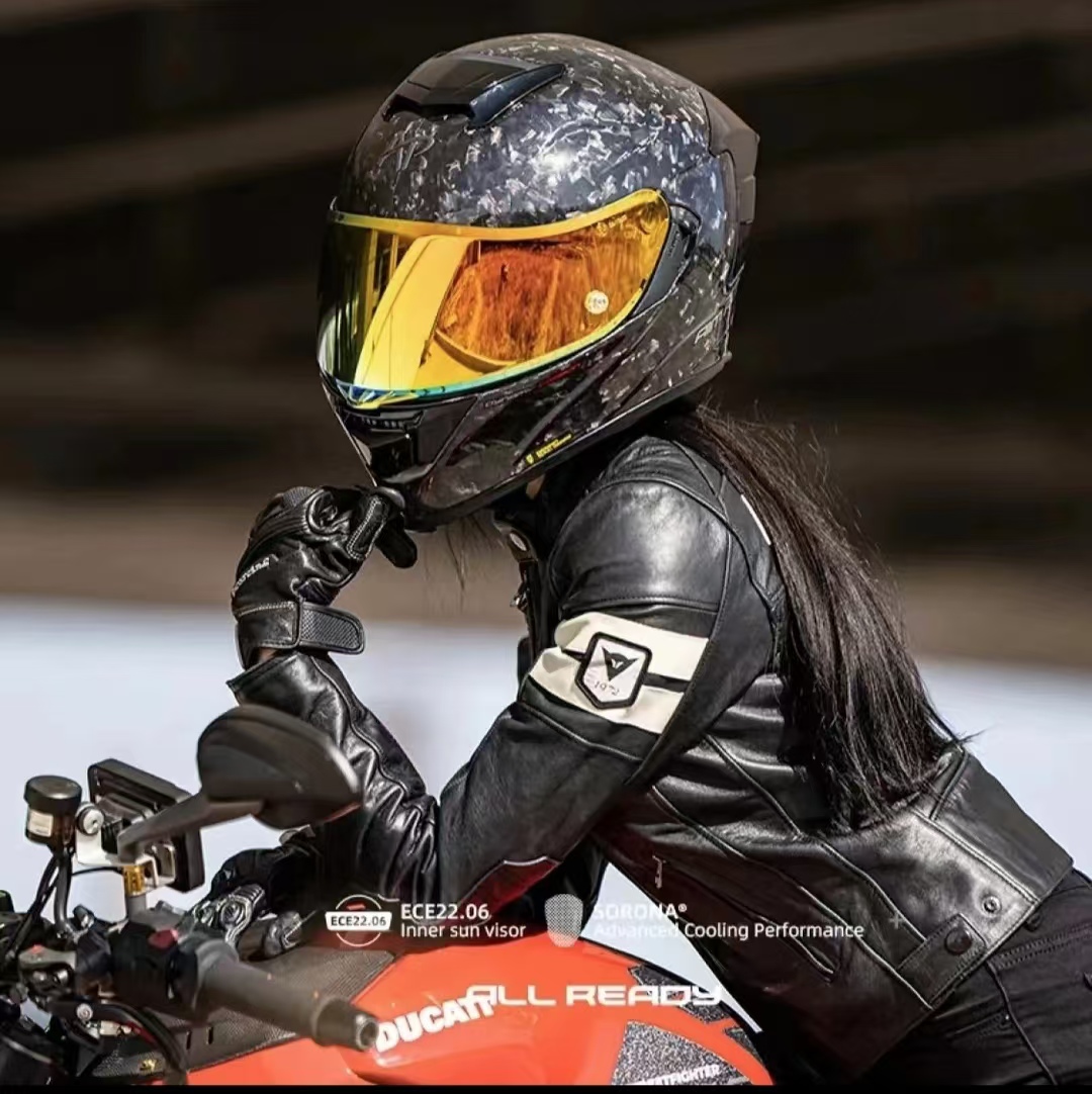 AR 12K Carbon Fiber Motorcycle - Carbon Fiber Lightweight Motorcycle Helmet review and price