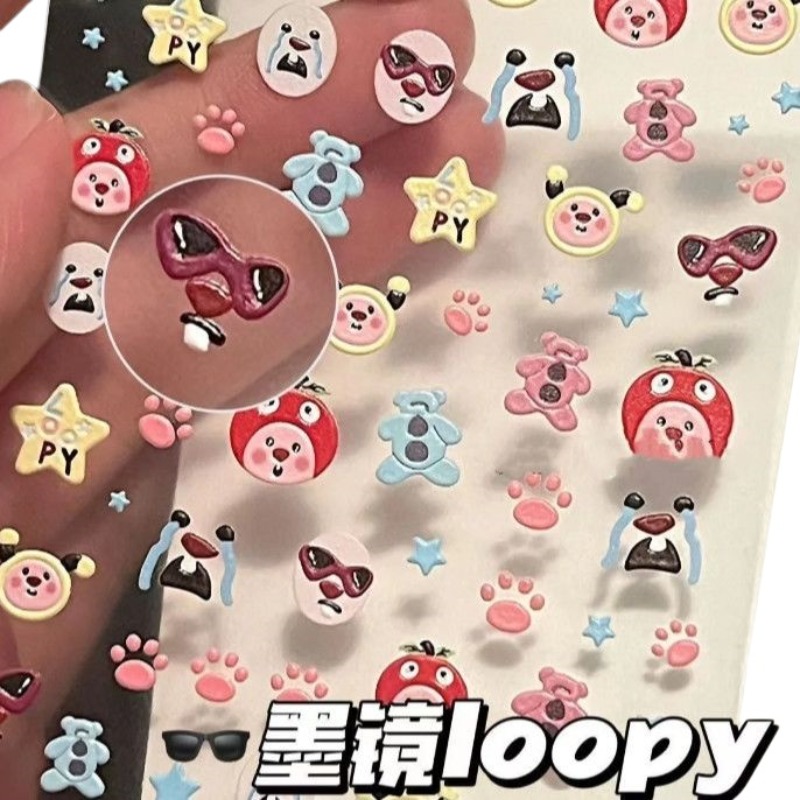 Loopy 3D embossed sticker, tra - Atv Parts review and price