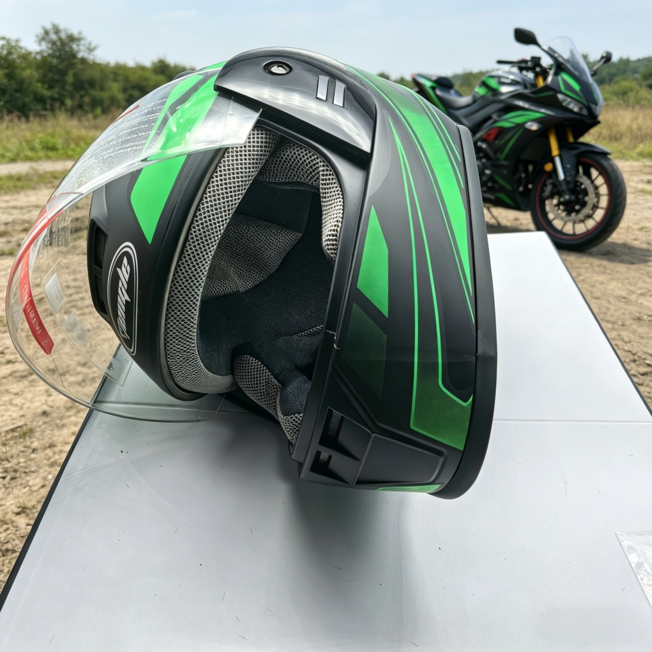 Men's Full Face Motorcycle Hel - Dual Visor Motorcycle Racing Helmet review and price