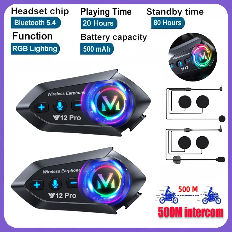 Y20 Pro 1/2x Motorcycle Interc - Universal Motorcycle Helmet Intercom Headset review and price
