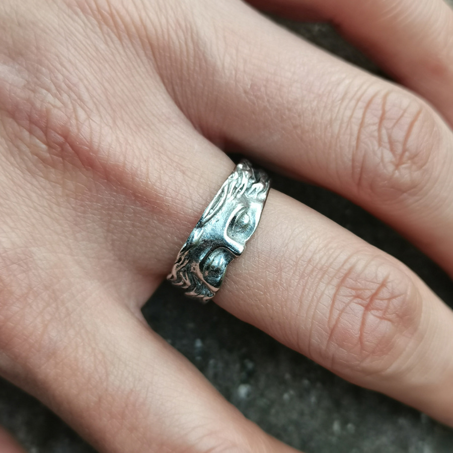 Creative Venus Half Mask Ring  - Vintage Open Face Retro Helmet review and price