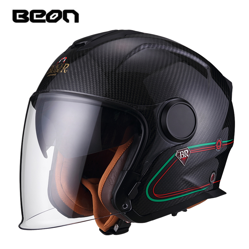 BEON BR23 Carbon Fiber 3/4 Ope - Carbon Fiber Lightweight Motorcycle Helmet review and price