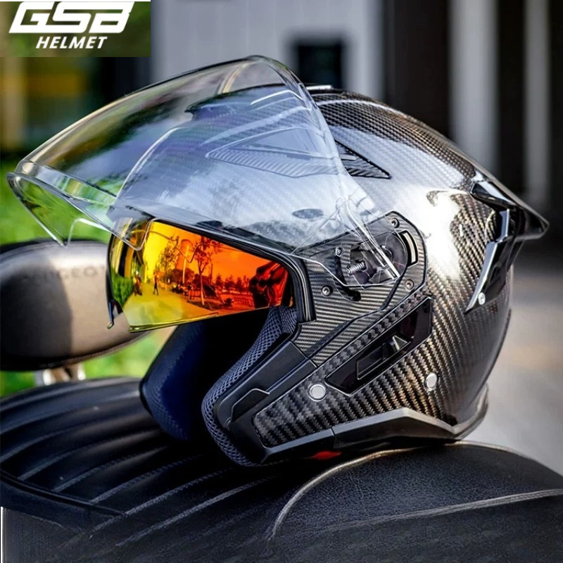 GSB Carbon Fiber Motorcycle He - Carbon Fiber Lightweight Motorcycle Helmet review and price