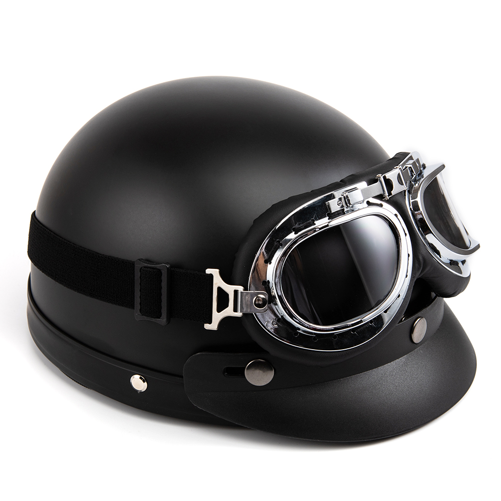 Motorcycle Helmet Open Face Re - Vintage Open Face Retro Helmet review and price