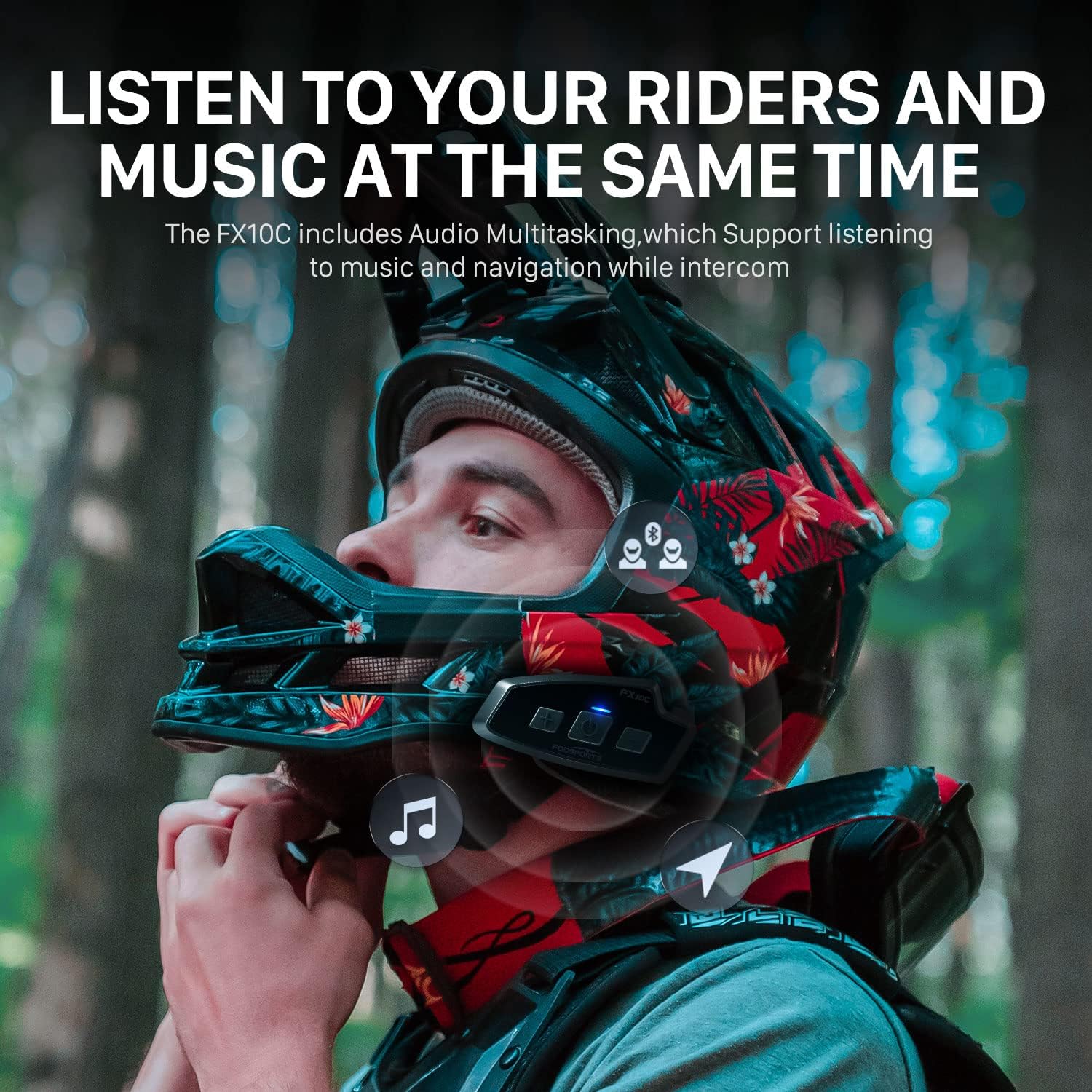 Fodsports FX 10C Motorcycle Me - Full Face Motorcycle Helmet With Bluetooth review and price
