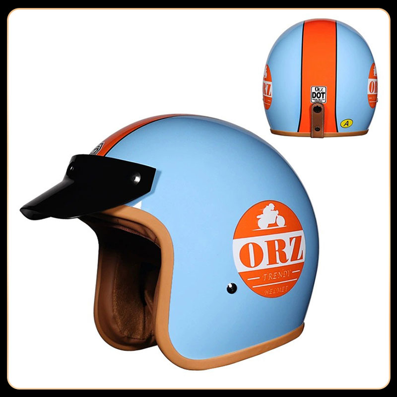 Retro Vintage 3/4 Open Face He - Vintage Open Face Retro Helmet review and price